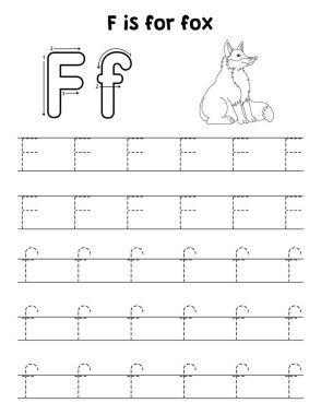 Oturan Tilki 'nin şirin ve komik bir iz sürme sayfası. Çocuklara saatlerce eğlence takibi sağlıyor. Takip etmek için, bu sayfa çok kolay. Küçük çocuklar ve yeni yürümeye başlayanlar için uygun..