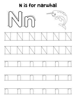 Deniz gergedanının sevimli ve komik bir iz sürme sayfası. Çocuklara saatlerce eğlence takibi sağlıyor. Takip etmek için, bu sayfa çok kolay. Küçük çocuklar ve yeni yürümeye başlayanlar için uygun..