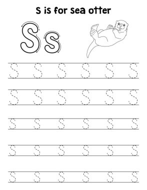 Su samurunun sevimli ve komik bir iz sürme sayfası. Çocuklara saatlerce eğlence takibi sağlıyor. Takip etmek için, bu sayfa çok kolay. Küçük çocuklar ve yeni yürümeye başlayanlar için uygun..