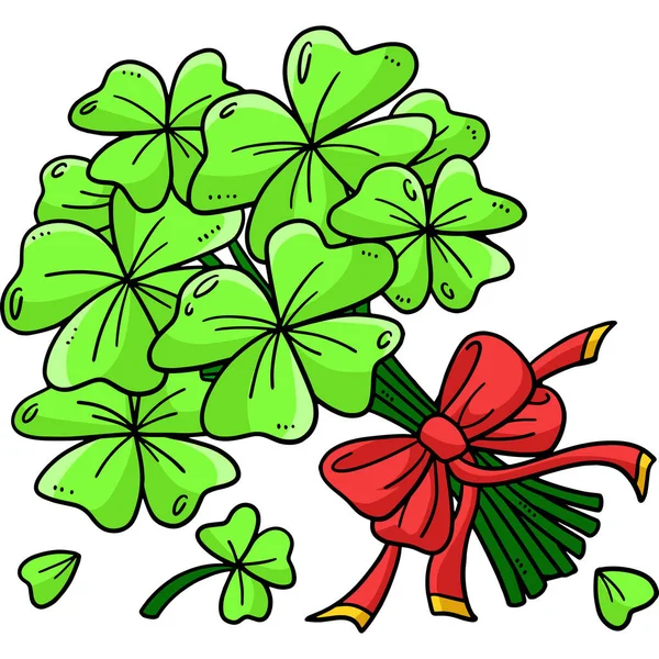 Karikatür Parçası Aziz Patricks Günü Gösteriyor — Stok Vektör