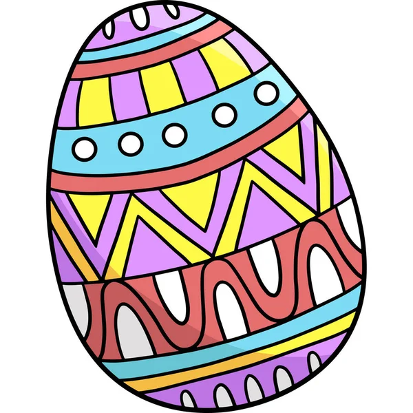 Карикатура Иллюстрирует Пасхальное Яйцо — стоковый вектор