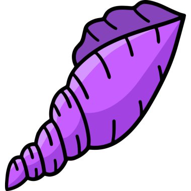 Bu karikatür bir Deniz Kabuğu çizimini gösterir.