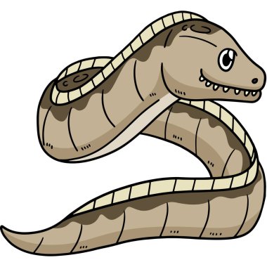 Bu karikatür bir yılan balığı illüstrasyonunu gösteriyor.