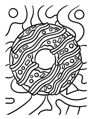 Tatlı ve komik renkli bir çörek sayfası. Çocuklar için saatlerce boyama eğlencesi sağlıyor. Renklendirmek için, bu sayfa çok kolaydır. Küçük çocuklar ve yeni yürümeye başlayanlar için uygun.. 
