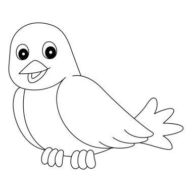 Bir kuşun sevimli ve komik renkli sayfası. Çocuklar için saatlerce boyama eğlencesi sağlıyor. Renklendirmek için, bu sayfa çok kolaydır. Küçük çocuklar ve yeni yürümeye başlayanlar için uygun..