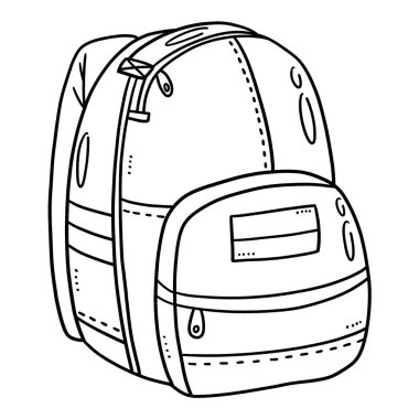Okul çantası için sevimli ve komik bir boyama sayfası. Çocuklar için saatlerce boyama eğlencesi sağlıyor. Renk, bu sayfa çok kolay. Küçük çocuklar ve yeni yürümeye başlayanlar için uygun..