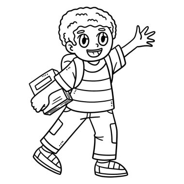 Mutlu Öğrenci için sevimli ve komik bir renkli sayfa. Çocuklar için saatlerce boyama eğlencesi sağlıyor. Renk, bu sayfa çok kolay. Küçük çocuklar ve yeni yürümeye başlayanlar için uygun..