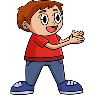Bu karikatür parçası Mutlu Çocuk illüstrasyonunu gösteriyor.