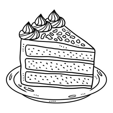 Dilimlenmiş kekin şirin ve komik renkli sayfası. Çocuklar için saatlerce boyama eğlencesi sağlıyor. Renk, bu sayfa çok kolay. Küçük çocuklar ve yeni yürümeye başlayanlar için uygun..