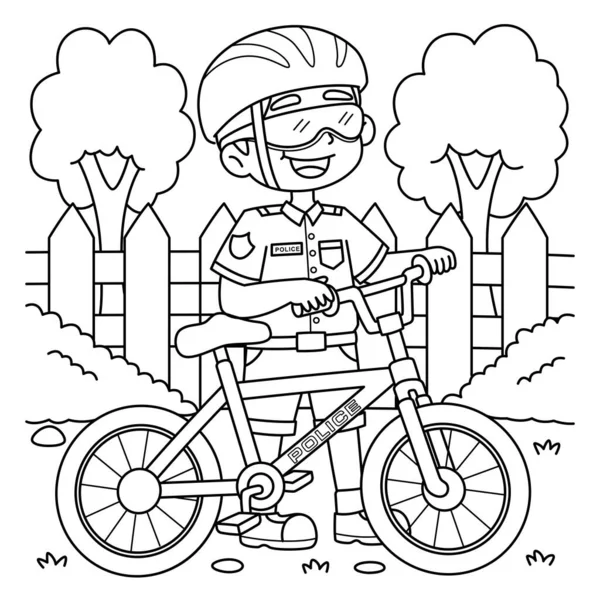 Biking coloring page Διανύσματα Αρχείου, Royalty Free Biking coloring page  Εικονογραφήσεις | Depositphotos