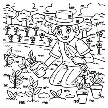 Bahçıvan Tohumları 'nın sevimli ve komik renkli sayfası. Çocuklar için saatlerce boyama eğlencesi sağlıyor. Renk, bu sayfa çok kolay. Küçük çocuklar ve yeni yürümeye başlayanlar için uygun..