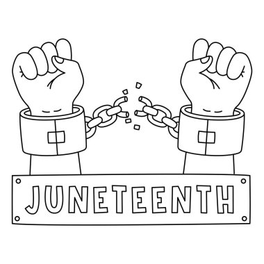 Kırık Zincir Juneteenth 'in sevimli ve komik renkli sayfası. Çocuklar için saatlerce boyama eğlencesi sağlıyor. Renk, bu sayfa çok kolay. Küçük çocuklar ve yeni yürümeye başlayanlar için uygun..