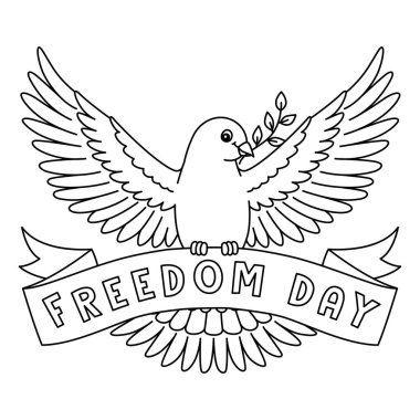 Haziran Özgürlük Günü 'nün sevimli ve komik renkli bir sayfası. Çocuklar için saatlerce boyama eğlencesi sağlıyor. Renk, bu sayfa çok kolay. Küçük çocuklar ve yeni yürümeye başlayanlar için uygun..