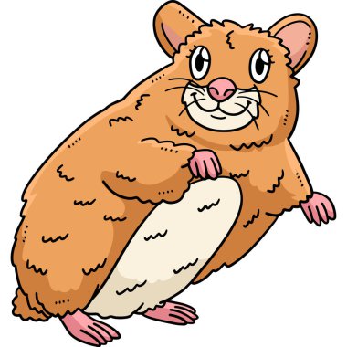 Bu karikatür parçası Bebek Hamster çizimini gösteriyor..