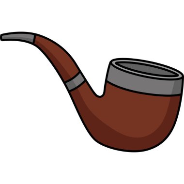 Bu karikatür parçası bir Smoking Pipe illüstrasyonunu gösterir.