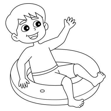 Lifebuoy 'lu bir çocuğun şirin ve komik renkli sayfası. Çocuklar için saatlerce boyama eğlencesi sağlıyor. Renk, bu sayfa çok kolay. Küçük çocuklar ve yeni yürümeye başlayanlar için uygun..