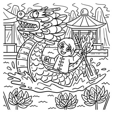 Ejderha teknesinin sevimli ve komik renkli bir sayfası. Çocuklar için saatlerce boyama eğlencesi sağlıyor. Renk, bu sayfa çok kolay. Küçük çocuklar ve yeni yürümeye başlayanlar için uygun..