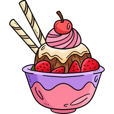 Bu karikatür klibinde bir Dondurma çizimi var..