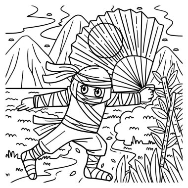 Büyük bir hayranı olan bir Ninja 'nın sevimli ve komik renkli sayfası. Çocuklar için saatlerce boyama eğlencesi sağlıyor. Renk, bu sayfa çok kolay. Küçük çocuklar ve yeni yürümeye başlayanlar için uygun..