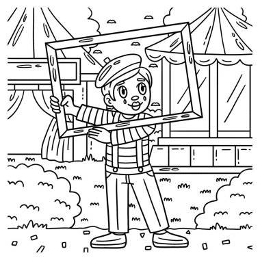 Sirk pandomimcisinin sevimli ve komik renkli sayfası. Çocuklar için saatlerce boyama eğlencesi sağlıyor. Renklendirmek için, bu sayfa çok kolaydır. Küçük çocuklar ve yeni yürümeye başlayanlar için uygun.. 