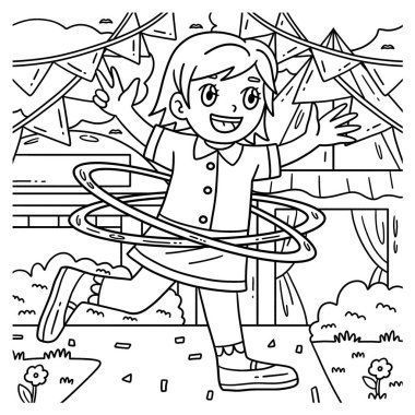 Sirk çocuğu ve Hula Hoop 'un sevimli ve komik renkli sayfası. Çocuklar için saatlerce boyama eğlencesi sağlıyor. Renklendirmek için, bu sayfa çok kolaydır. Küçük çocuklar ve yeni yürümeye başlayanlar için uygun.. 