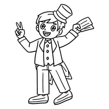 Sirk Satıcısı Tutucu Biletinin şirin ve komik renkli sayfası. Çocuklar için saatlerce boyama eğlencesi sağlıyor. Renklendirmek için, bu sayfa çok kolaydır. Küçük çocuklar ve yeni yürümeye başlayanlar için uygun..