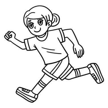 Koşan Mutlu Kız 'ın şirin ve komik renkli bir sayfası. Çocuklar için saatlerce boyama eğlencesi sağlıyor. Renklendirmek için, bu sayfa çok kolaydır. Küçük çocuklar ve yeni yürümeye başlayanlar için uygun.. 