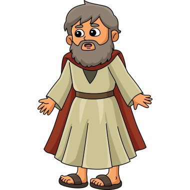 Bu karikatür bir Musa illüstrasyonunu gösteriyor.