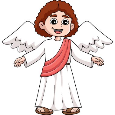 Bu karikatür parçası bir Başmelek illüstrasyonunu gösterir.