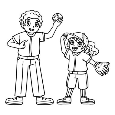 Beyzbol Kız Oyuncu ve Ebeveynleri 'nin sevimli ve komik renkli sayfası. Çocuklar için saatlerce boyama eğlencesi sağlıyor. Renklendirmek için, bu sayfa çok kolaydır. Küçük çocuklar ve yeni yürümeye başlayanlar için uygun..