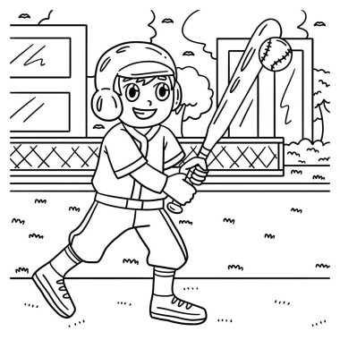 Beysbola Vuran Çocuk 'un sevimli ve komik renkli bir sayfası. Çocuklar için saatlerce boyama eğlencesi sağlıyor. Renklendirmek için, bu sayfa çok kolaydır. Küçük çocuklar ve yeni yürümeye başlayanlar için uygun..