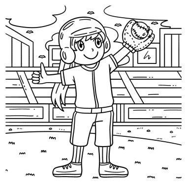 Beyzbol Kız Atıcı El sallamasının sevimli ve komik renkli bir sayfası. Çocuklar için saatlerce boyama eğlencesi sağlıyor. Renklendirmek için, bu sayfa çok kolaydır. Küçük çocuklar ve yeni yürümeye başlayanlar için uygun..