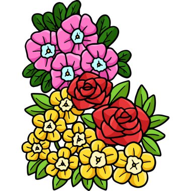 Bu karikatür klibinde bir Bahar Çiçeği illüstrasyonu var..