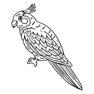 Cockatiel Bird 'ün şirin ve komik renkli sayfası. Çocuklar için saatlerce boyama eğlencesi sağlıyor. Renklendirmek için, bu sayfa çok kolaydır. Küçük çocuklar ve yeni yürümeye başlayanlar için uygun.. 