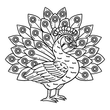 Bir Tavuskuşu 'nun sevimli ve komik renkli sayfası. Çocuklar için saatlerce boyama eğlencesi sağlıyor. Renklendirmek için, bu sayfa çok kolaydır. Küçük çocuklar ve yeni yürümeye başlayanlar için uygun.. 