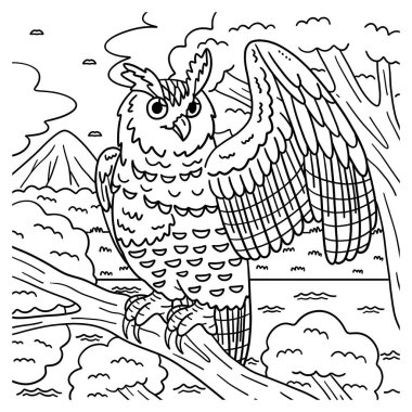 Avrasya Kartal Baykuşu 'nun sevimli ve komik renkli sayfası. Çocuklar için saatlerce boyama eğlencesi sağlıyor. Renklendirmek için, bu sayfa çok kolaydır. Küçük çocuklar ve yeni yürümeye başlayanlar için uygun..