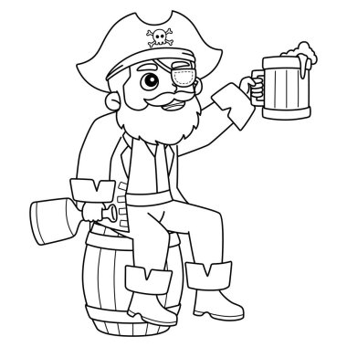 Korsan İçme Rom 'unun şirin ve komik renkli bir sayfası. Çocuklar için saatlerce boyama eğlencesi sağlıyor. Renklendirmek için, bu sayfa çok kolaydır. Küçük çocuklar ve yeni yürümeye başlayanlar için uygun..