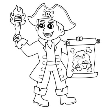 Hazine Haritalı bir Korsan 'ın sevimli ve komik renkli sayfası. Çocuklar için saatlerce boyama eğlencesi sağlıyor. Renklendirmek için, bu sayfa çok kolaydır. Küçük çocuklar ve yeni yürümeye başlayanlar için uygun..