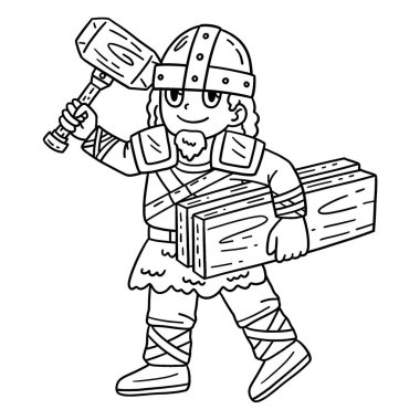 Ağaç Planklı bir Viking 'in şirin ve komik renkli sayfası. Çocuklar için saatlerce boyama eğlencesi sağlıyor. Renklendirmek için, bu sayfa çok kolaydır. Küçük çocuklar ve yeni yürümeye başlayanlar için uygun..