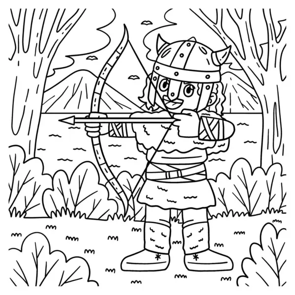 Yay ve Ok 'lu bir Viking' in şirin ve komik renkli sayfası. Çocuklar için saatlerce boyama eğlencesi sağlıyor. Renklendirmek için, bu sayfa çok kolaydır. Küçük çocuklar ve yeni yürümeye başlayanlar için uygun..