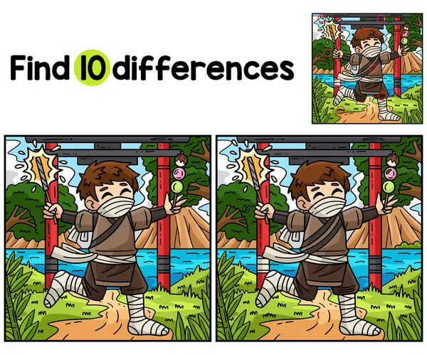 Bu Ninja 'da Maytap ve Dango Çocukları aktivite sayfası olan farklılıkları bul ya da bul. Çocuklar için eğlenceli ve eğitici bir bulmaca eşleştirme oyunu.