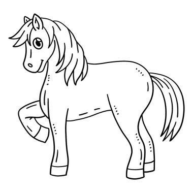 Bir Pony Animal 'ın sevimli ve komik renkli sayfası. Çocuklar için saatlerce boyama eğlencesi sağlıyor. Renklendirmek için, bu sayfa çok kolaydır. Küçük çocuklar ve yeni yürümeye başlayanlar için uygun.. 