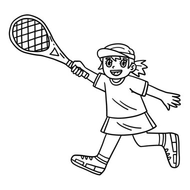 Tenis oyuncusu Erişen 'in sevimli ve komik renkli sayfası. Çocuklar için saatlerce boyama eğlencesi sağlıyor. Renklendirmek için, bu sayfa çok kolaydır. Küçük çocuklar ve yeni yürümeye başlayanlar için uygun.. 