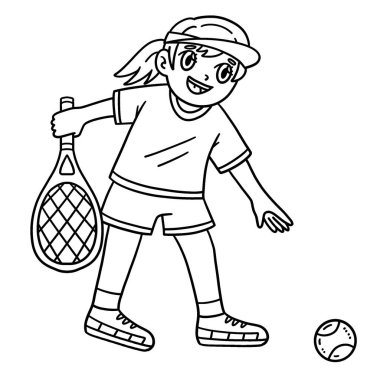 Top Seçen Tenis Kadın Oyuncu 'nun sevimli ve komik renkli sayfası. Çocuklar için saatlerce boyama eğlencesi sağlıyor. Renklendirmek için, bu sayfa çok kolaydır. Küçük çocuklar ve yeni yürümeye başlayanlar için uygun.. 