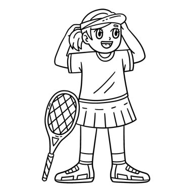 Tenis Kadın Oyuncu Saçı Düzelten 'in sevimli ve komik renkli bir sayfası. Çocuklar için saatlerce boyama eğlencesi sağlıyor. Renklendirmek için, bu sayfa çok kolaydır. Küçük çocuklar ve yeni yürümeye başlayanlar için uygun.. 