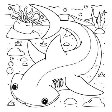 Bonnethead Shark 'ın şirin ve komik renkli sayfası. Çocuklar için saatlerce boyama eğlencesi sağlıyor. Renklendirmek için, bu sayfa çok kolaydır. Küçük çocuklar ve yeni yürümeye başlayanlar için uygun.. 
