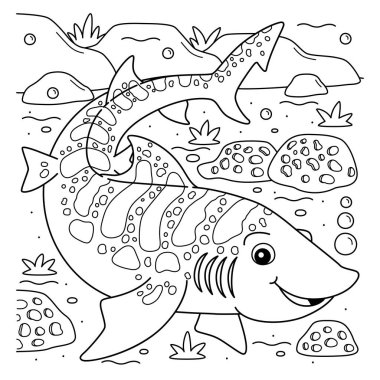 Leopar köpekbalığının sevimli ve komik renkli sayfası. Çocuklar için saatlerce boyama eğlencesi sağlıyor. Renklendirmek için, bu sayfa çok kolaydır. Küçük çocuklar ve yeni yürümeye başlayanlar için uygun.. 