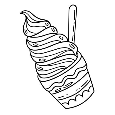 Soft Serve Dondurması 'nın sevimli ve komik renkli sayfası. Çocuklar için saatlerce boyama eğlencesi sağlıyor. Renklendirmek için, bu sayfa çok kolaydır. Küçük çocuklar ve yeni yürümeye başlayanlar için uygun..