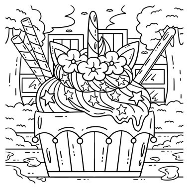 Tek Boynuzlu Dondurma 'nın sevimli ve komik renkli bir sayfası. Çocuklar için saatlerce boyama eğlencesi sağlıyor. Renklendirmek için, bu sayfa çok kolaydır. Küçük çocuklar ve yeni yürümeye başlayanlar için uygun..