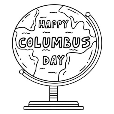 Globe 'da Mutlu Kolomb Günü' nün sevimli ve komik renkli bir sayfası. Çocuklar için saatlerce boyama eğlencesi sağlıyor. Renklendirmek için, bu sayfa çok kolaydır. Küçük çocuklar ve yeni yürümeye başlayanlar için uygun..